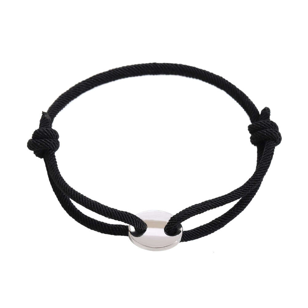 Cross-Border Hot Selling Stainless Steel Pig Nose Milan Hand-Woven Adjustable Bracelet for Men and Women Wholesale