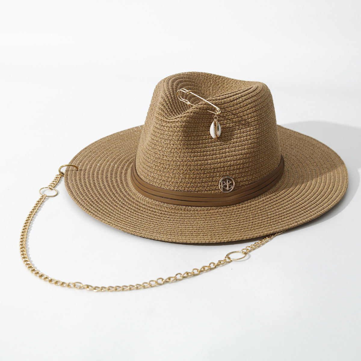 2025 Fashion RB Letter Cowboy Straw Hat Women and Men Summer Panama Jazz Hat Outdoor Holiday Beach Sun Hat Wholesale 250920