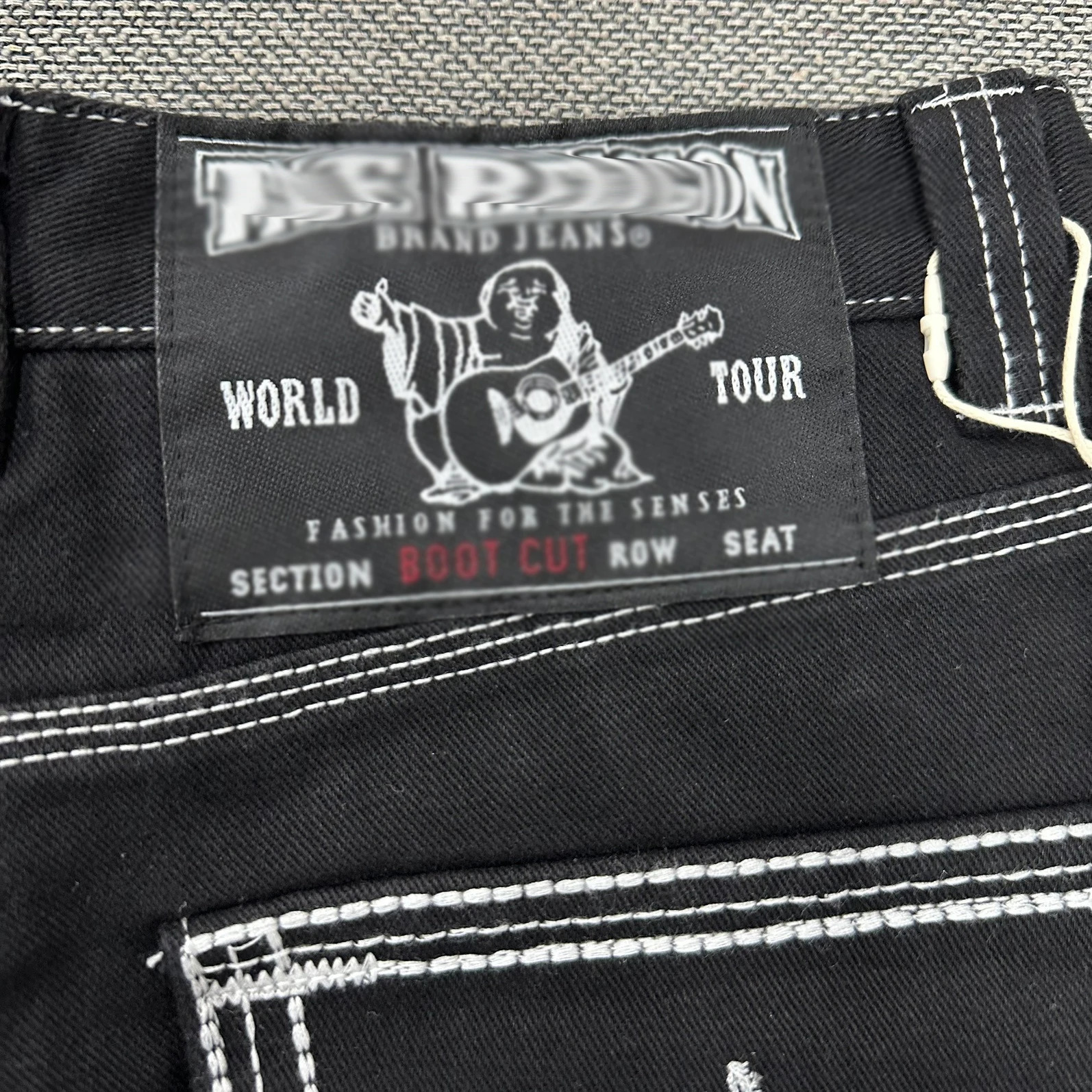 True Y2k Embroidered Baggy Jeans 11 Quality Retro Blue Washed Pantalones Vintage Mens Denim Trousers 251205