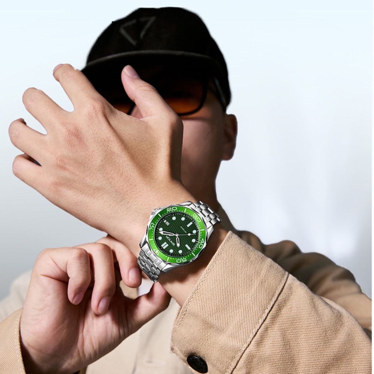 2026 New Mechanical Watch Waterproof Watch Calendar Luminous Rotatable Bezel Men Women Diving Mechanical Watch Original Watch Design Watch Factory Dir