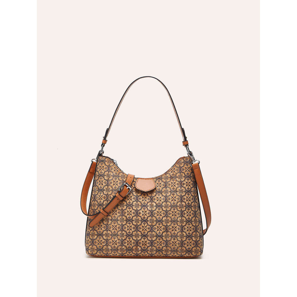 Multi-element Retro Ethnic Style Cork Handbag Single Shoulder