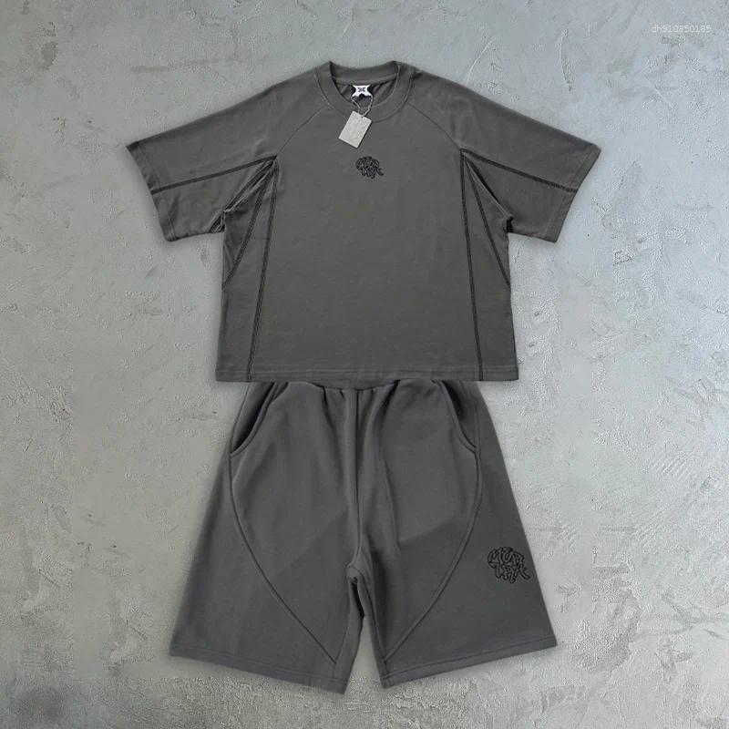 Men's Shorts Cotton Clothes Fashion Hip Hop Street Style Men Women Casual Loose Short Sleeve Tees/ Pants Hip-hop Youth Leisure Sports Style Summe