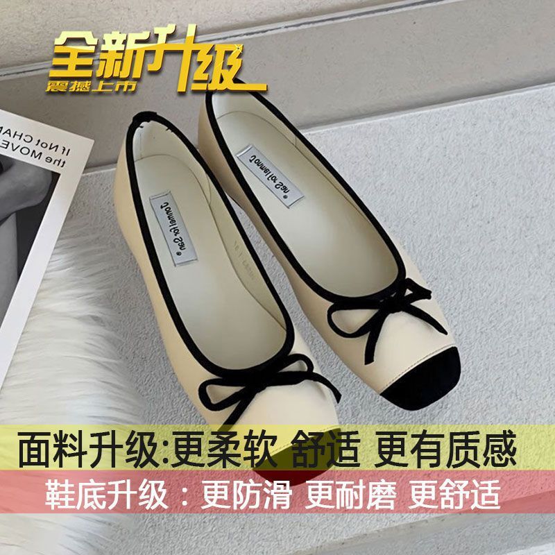 Ddmysports Flat Gentle Evening French Style Little Red Single Women S Spring Autumn Summer Soft Sole Silver Ballet Shoes Outdoor Shoes