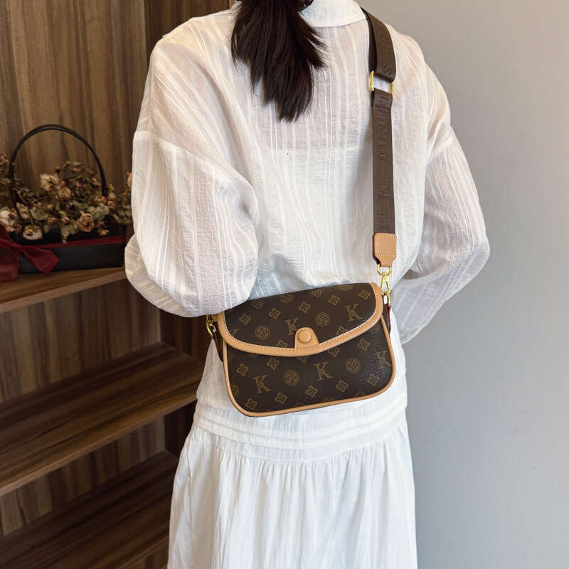 for Women 2026 New Model High-End Light Luxury Printed Versatile Elegant Small Square Single Shoulder Crossbody Bag