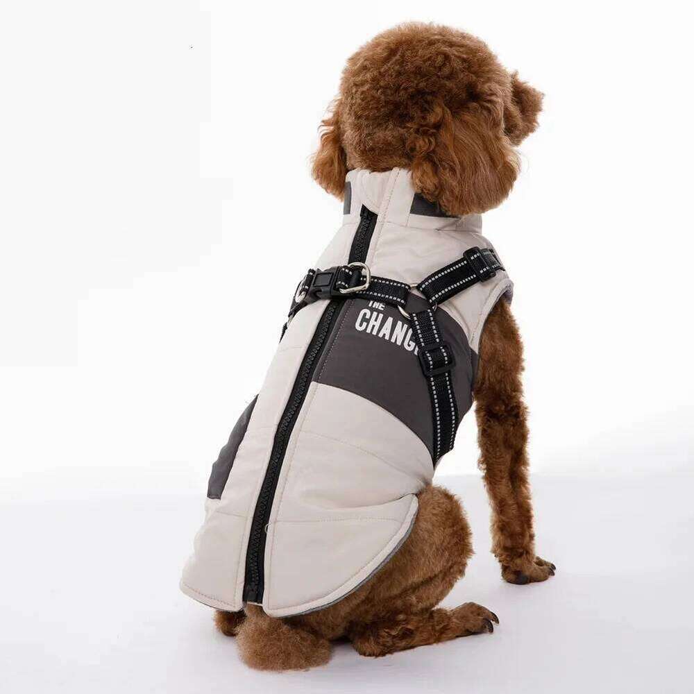 Warm Coat, Small with Harness Puppy Winter 2 in 1 Dog Coat 26N0104