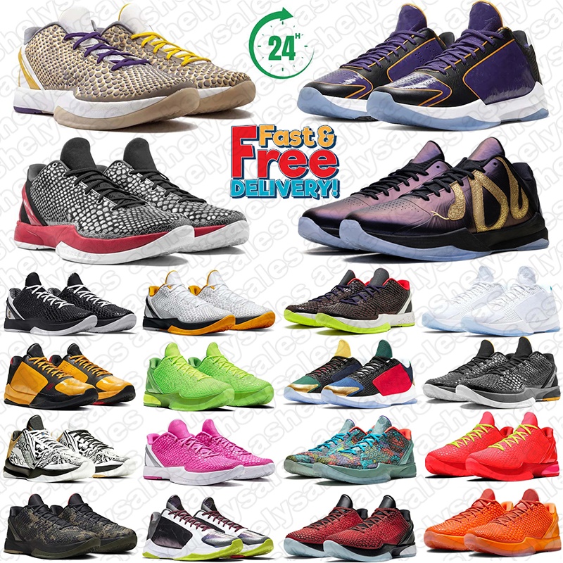 free shipping mamba 6 basketball shoes mambas 5 women mens trainers Mambacita Bruce Lee Alternate Chaos Think Pink Laker outdoor sports shoe wholesale hotsale