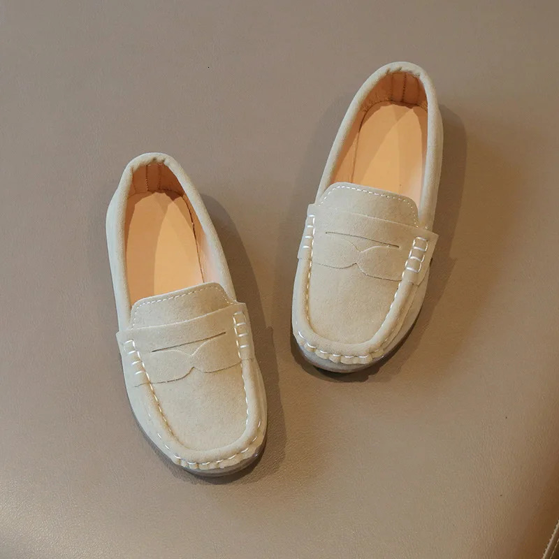 Selling Kid Loafer Spring Autumn Suede Kid Leather Shoe Light Gril Shoe Trend Allmatch Boy Shoe British Kid Shoes Wholesale 260104 - view 4