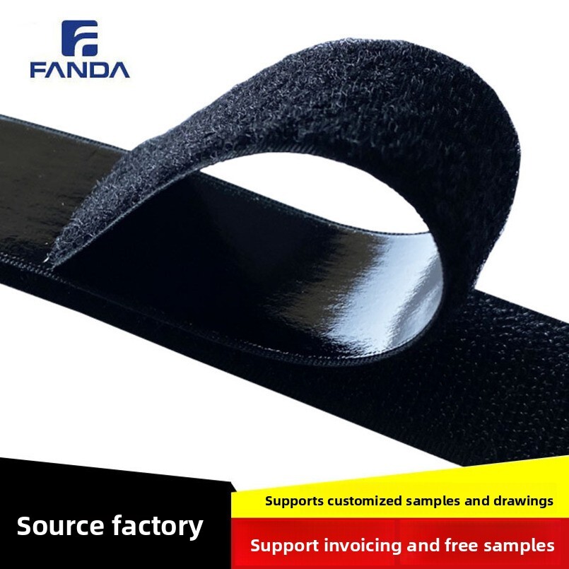 In Stock Wholesale Strong Self-Adhesive No Trace Curtain Screen Nylon Back Adhesive Hook and Loop Tape
