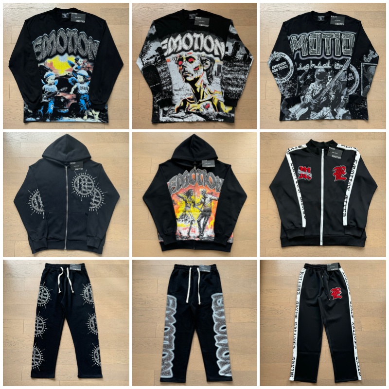 MIXED EMOTION rhinestone men hoodies designer hoodie men women y2k hoodies vintage graphic hoodie fashion streetwear casual sweatshirts mixed emotions hoodie s-xl