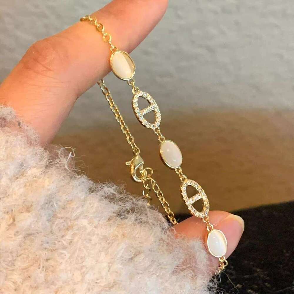 Cat's Eye Crystal Bracelet Bracelet Designer Luxury Fashion Bracelet European-Style Accessories