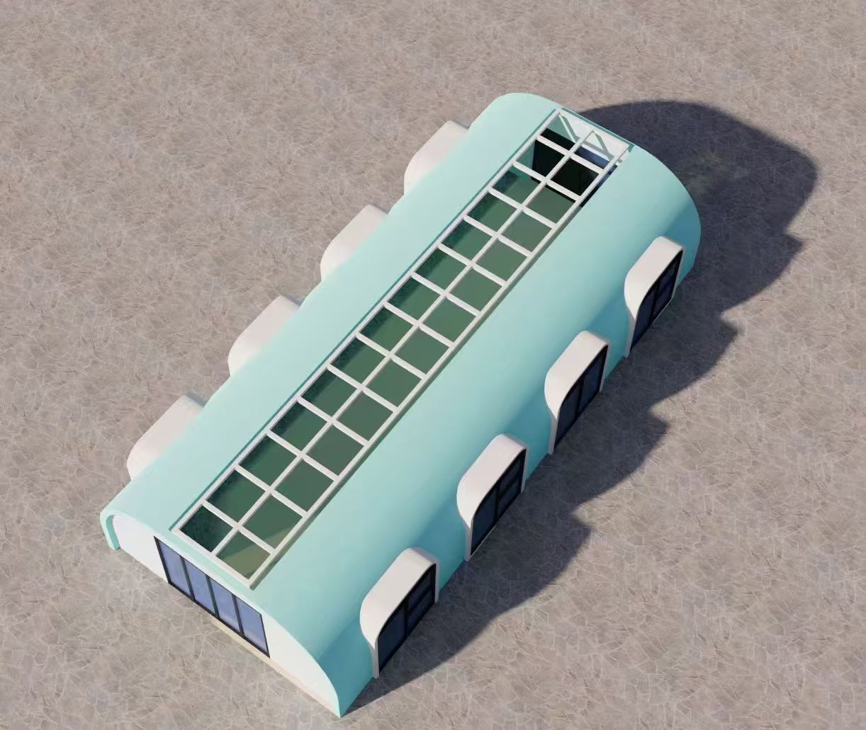 Off-grid solar power system Assembly Thermal Insulation DIY EPS Dome Housef Glamping Geodesic Dome Cabin Villa Prefabricated Modular Dome summer camping Tent House