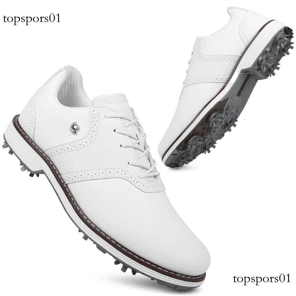 New Spikes Shoes Men Size 7-14 Golf Sneakers Walking Footwears for Golfers