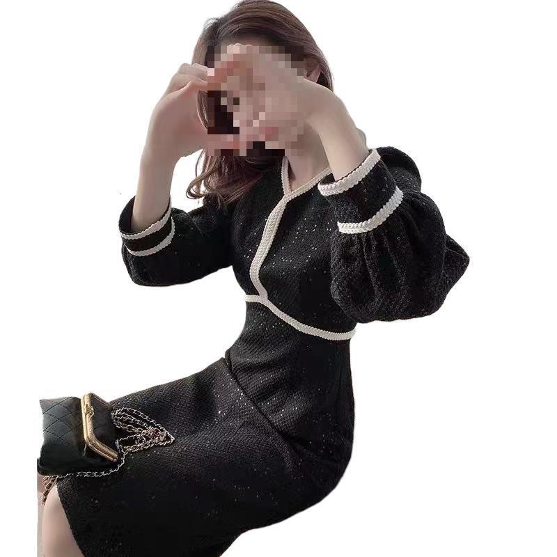 2026 New Winter-spring Women's Style Charming Fashion Dress - Elegant Social Lady Style Long-sleeved Form-fitting V-neck Women's Dress