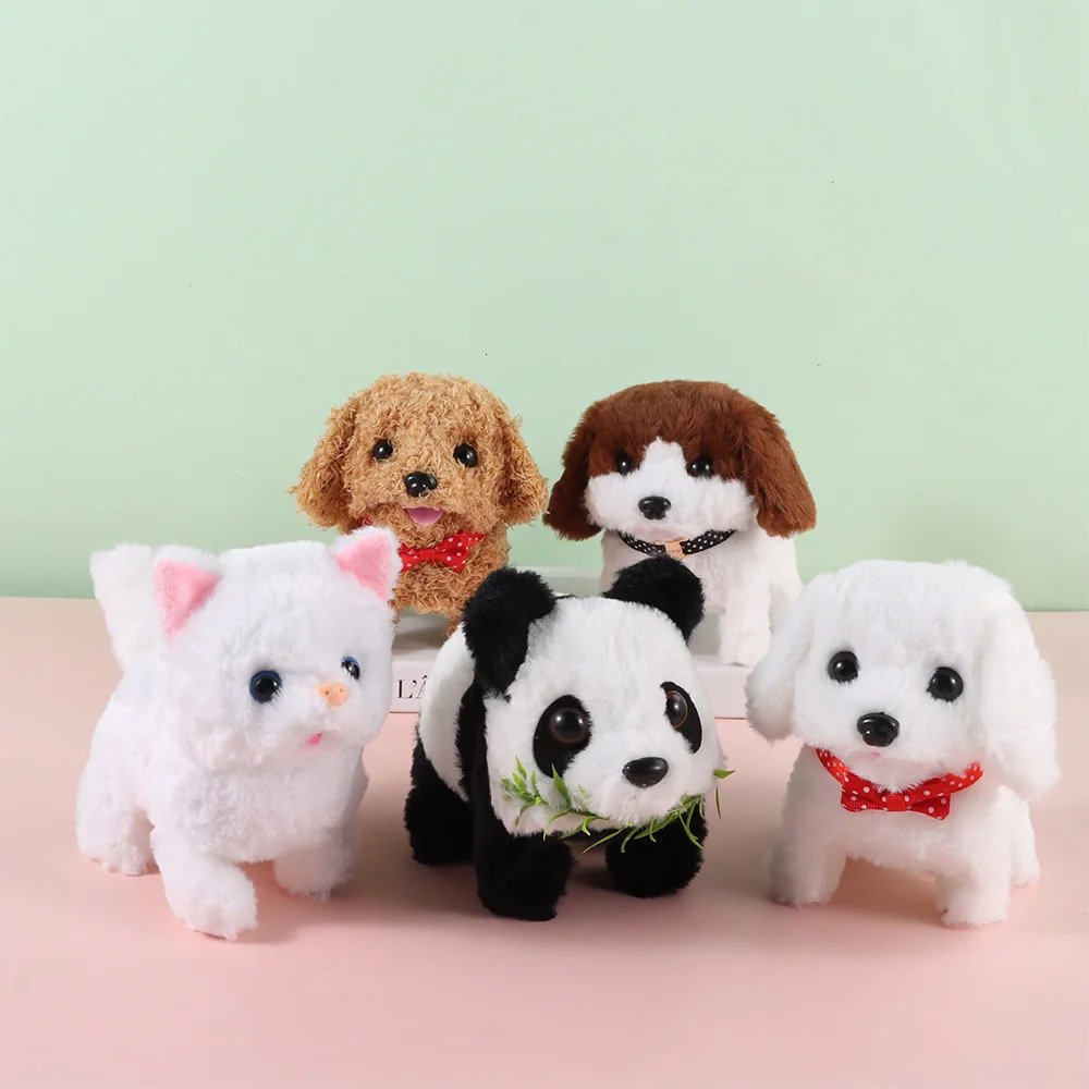 Fashion Plush My Realistic Robot Puppy Interactive Walking Simulated Puppy Tail Wagging Barking Walking Dog Toy for Chilren 251231 - view 6