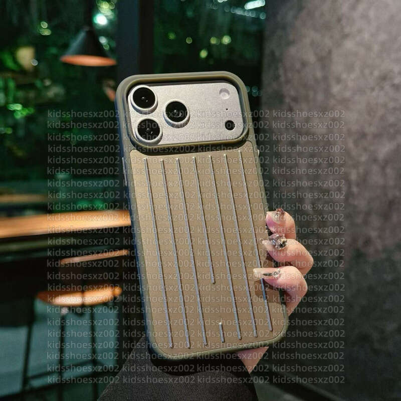 Rimowas Phone Case Rimova Suitcase Designer Phone Case Compatible With Iphone17 Pro Max Iphone 16 Pro Apple Aluminum Magnesium Alloy Protective Cover 13-17 Pro Max