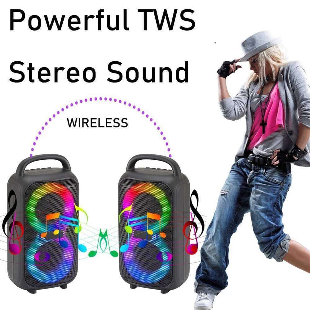 1000W Party Portable Speakers BT Wireless Boombox Sound Large Speaker Dual 3 inche Subwoofer for Outdoor Dancing Famliy 26T0104