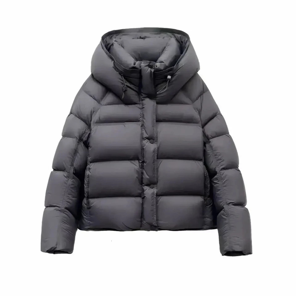 2025 Women Cotton Padded Jacket Winter Short Hooded Loose Cotton Coat Korean Women Parkas Coat Solid Outwear Women Puffer 251225