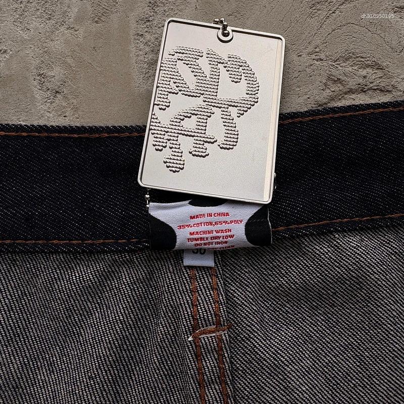 Men's Shorts Fashion Street Styl Harem Jeans COTTON Summer Harajuku Hip Hop Unisex Men Women Casual Loose Pant Dark Blue