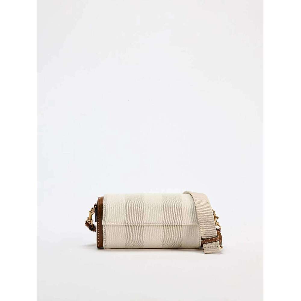 Wide Strap Women's Vintage Crossbody Bag Summer Tote Ladies Luxury Handbags One Shoulder Armpit Small Cylinder Bags For Femele