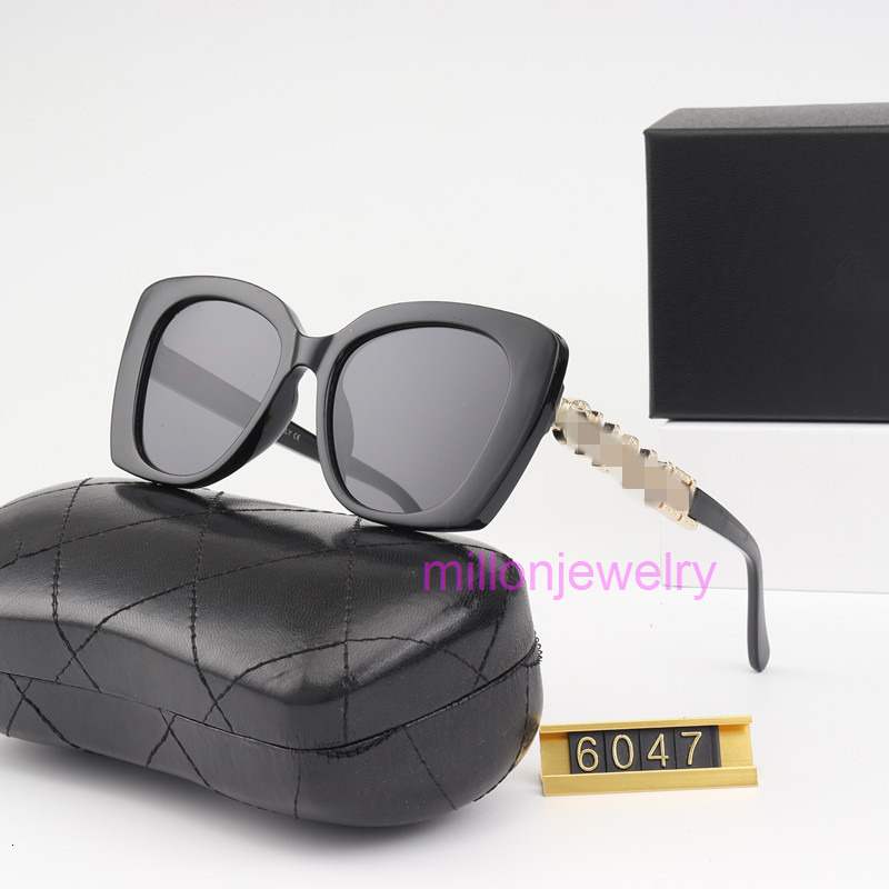 designer sunglasses channels Square Sunglasses Fashionable Temple Design Trendy Womens Glasses 3379