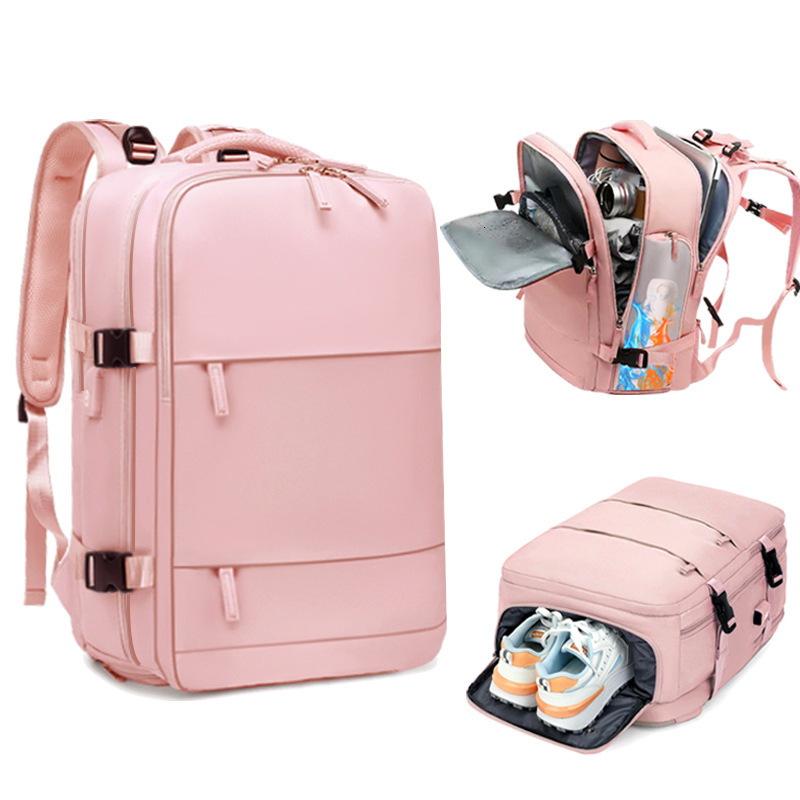 Compact Large Capacity Vacuum Compression Travel Backpack with Air Pump Ryanair Approved Carry-On Size Multi-Layer Laptop Bag 251114