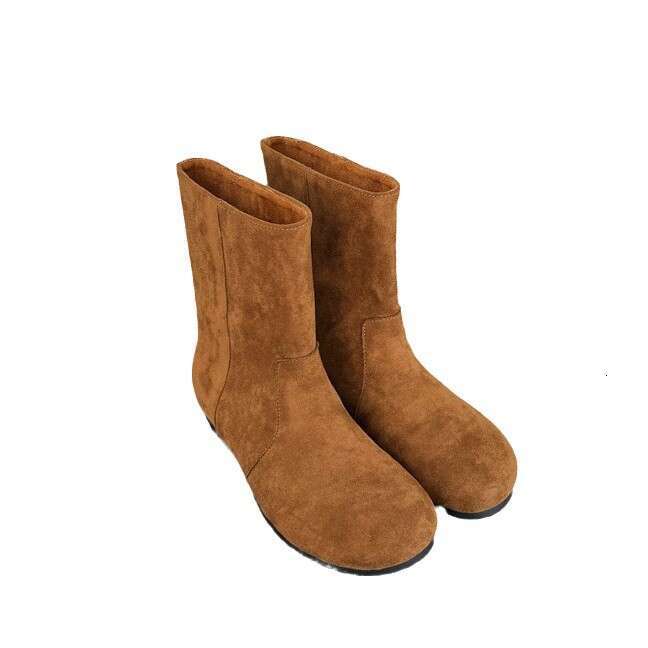 Lazy Style Pile Vintage Western Cowboy 2026 New Autumn Fashion Leopard Print Boken Short Boots for Women