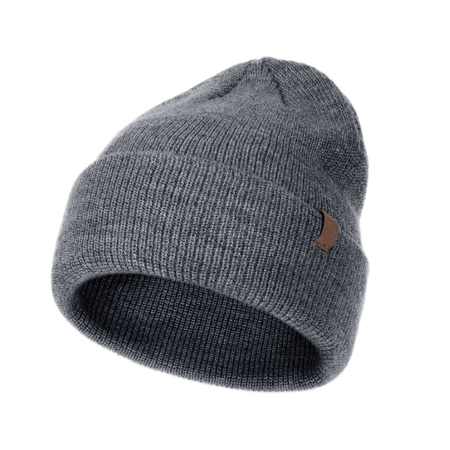 FURTALK 2 Pack Unisex Satin Lined Acrylic Beanie Hat Winter Warm Silky Skull Cap Folded Brim Knit Hat for Men And WomenXJ251101