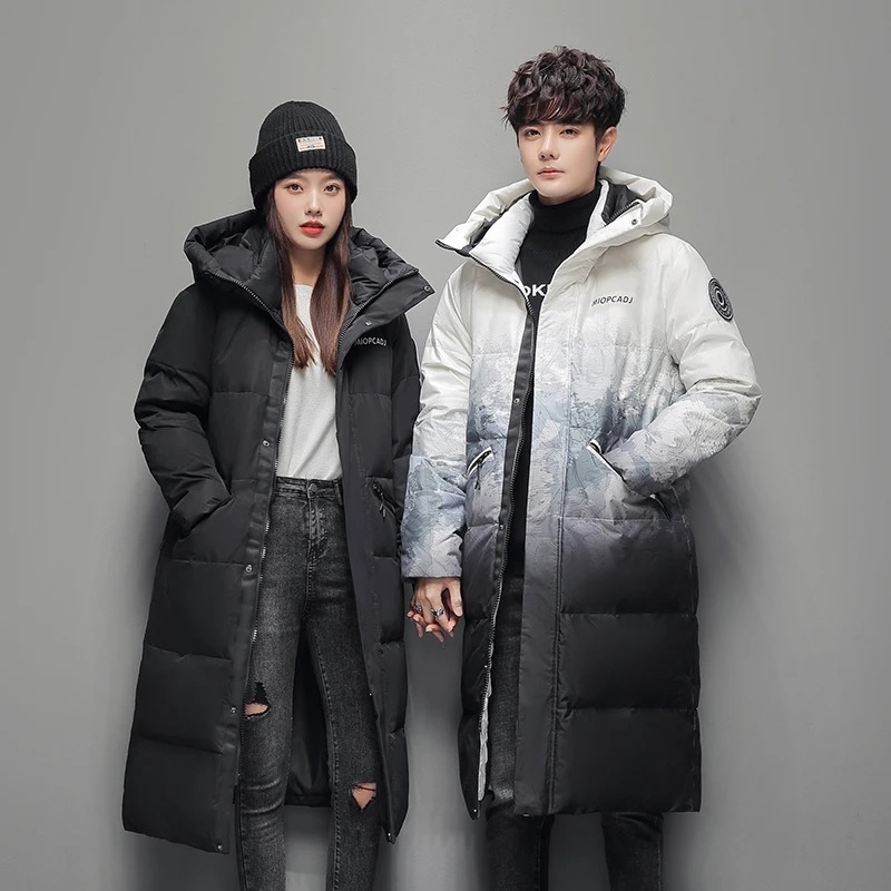 Comfortable Long Style Winter Outdoor Trend Feather Jacket Windproof Breathable Warm and Versatile Down 251205