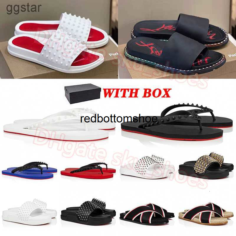 red bottom es sandal slides designer fashion men women slipper rubber bottomshoes loubitons christian louboutinshoes louboutin louboutians louboutinheels LD4G