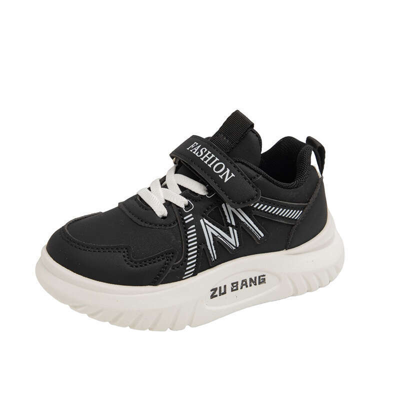 2025 Spring Autumn New Children's Thick-Soled Sneakers Running Casual Sports Single Shoes for Toddlers and Middle-Aged Students