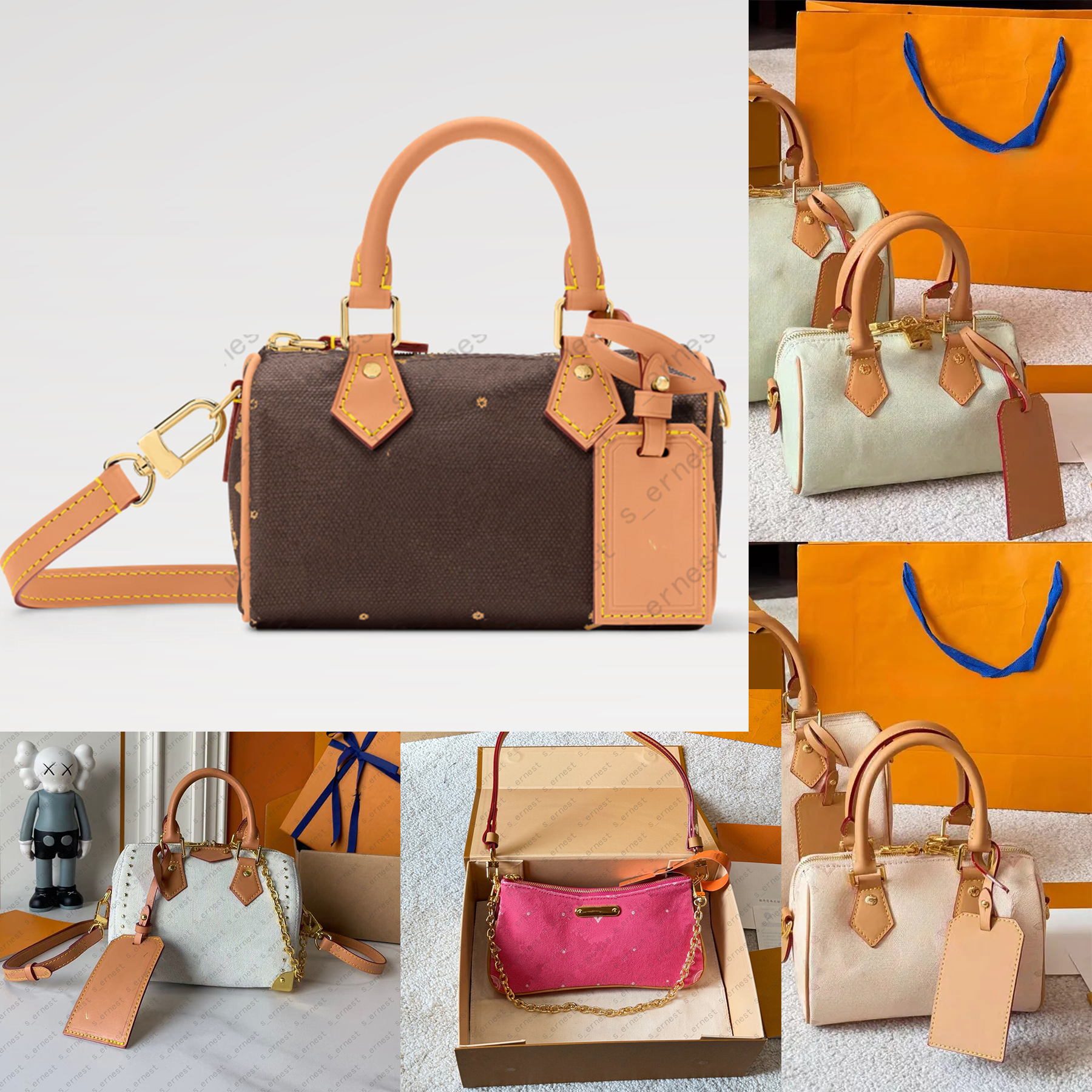 Brown Women Handbag Luxury Designer Bag Genuine Leather Handbag Crossbody Bag Mini Women's Limited Edition Handbag Gold