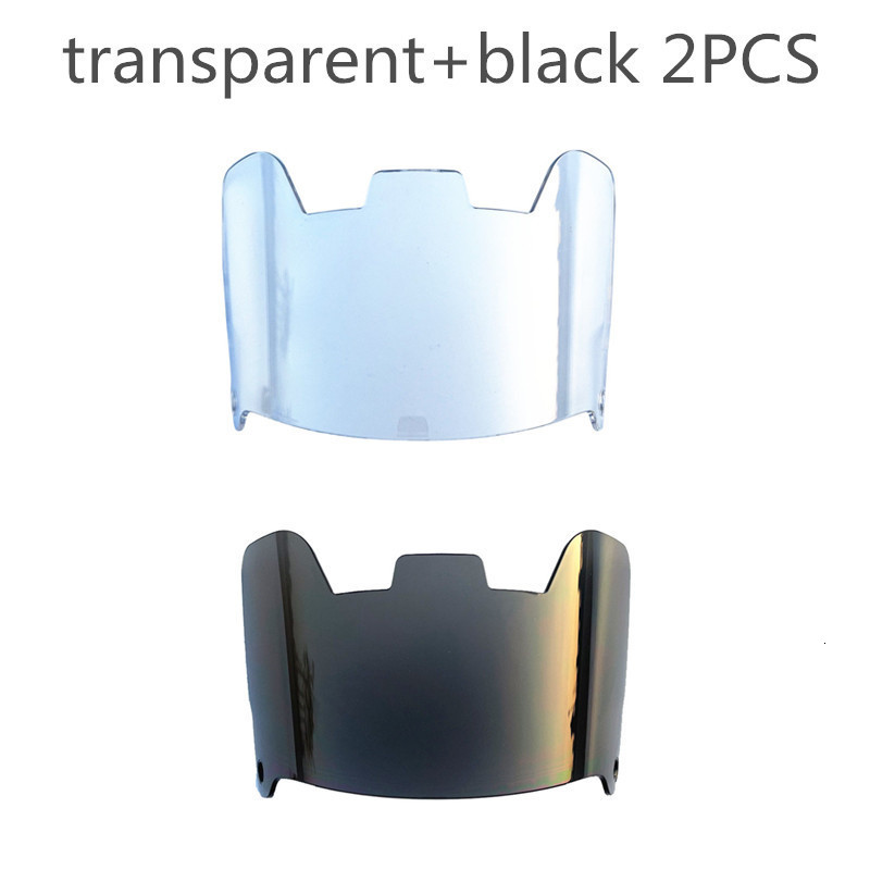 Universal Fit American Football Helmet Visor Rugby Rainbow Chrome Tinted Eye Shield Visors with Clips 241015