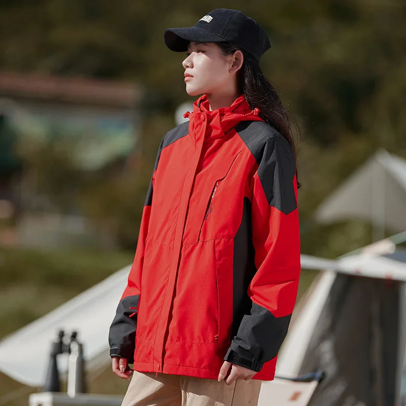 Woman Outdoor Jackets Hiking Jacket Waterproof Windproof Camping Coat 100 Nylon girl Sports Versatile 251231