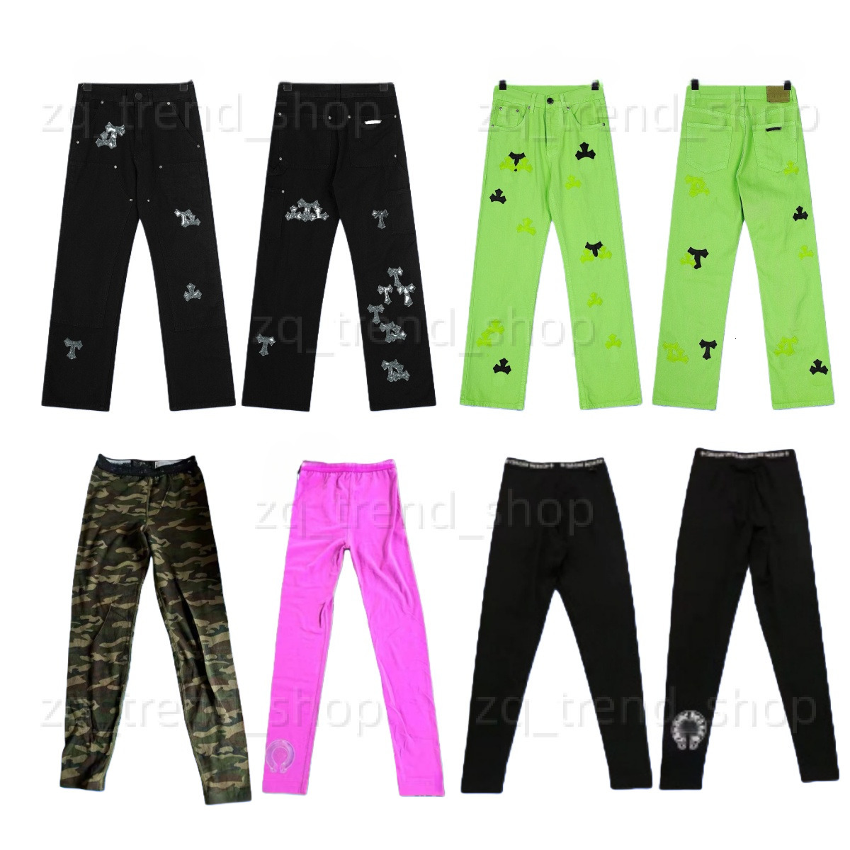 designer chrome tight pants clothe pants for men high quality jeans CH brand jeans pure cotton luxuryuu leggings hiphop casual leggings