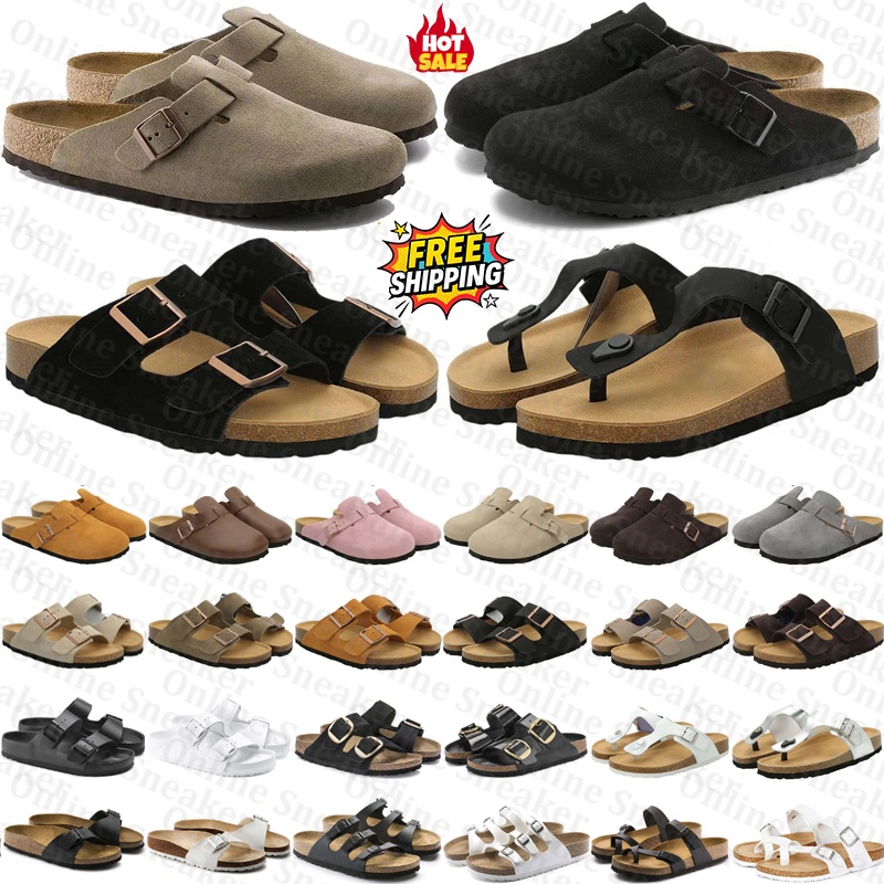 free shipping Designer birksenstock sandals slides clogs heels slippers sliders clog shoes for mens womens sandal sandles mules