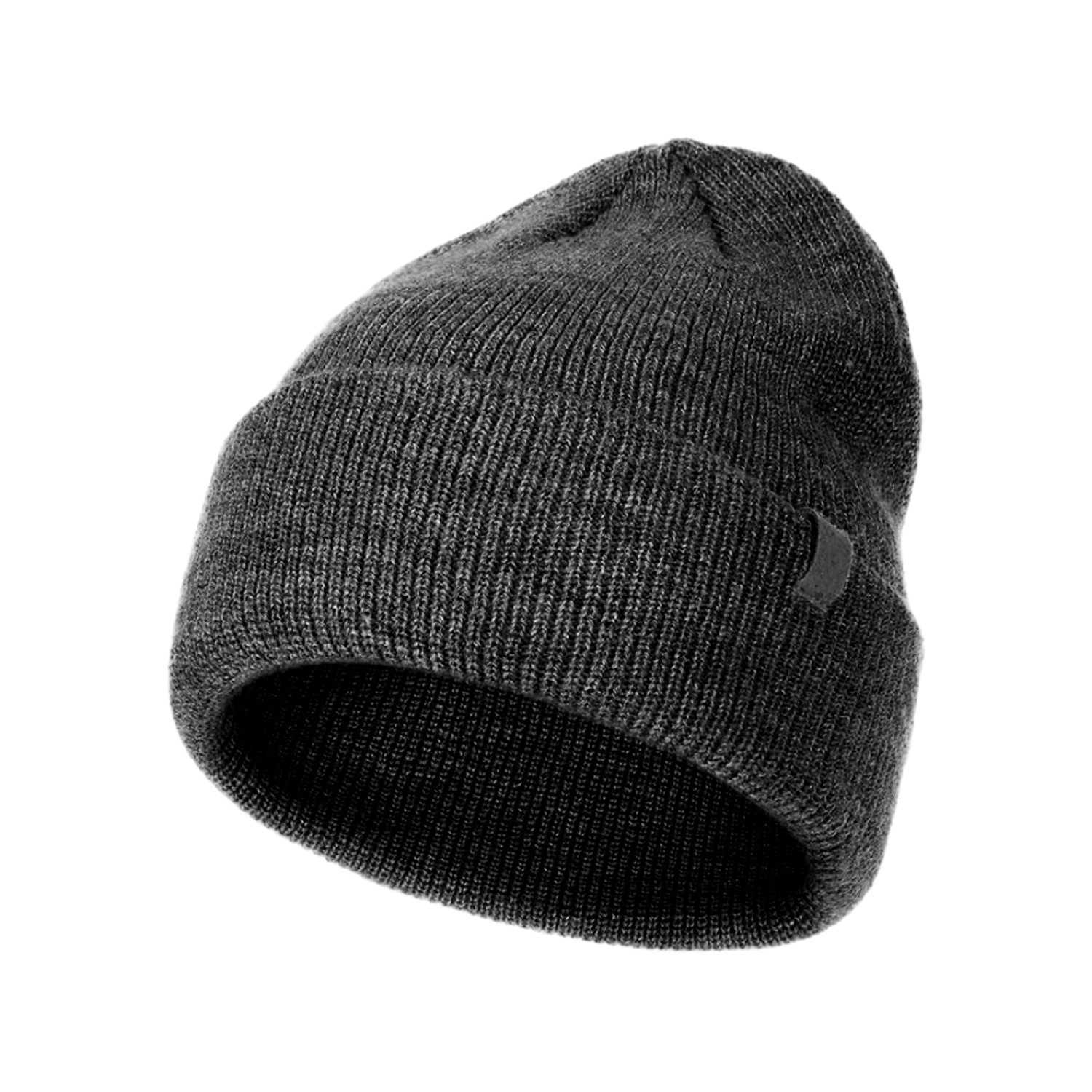 FURTALK 2 Pack Unisex Satin Lined Acrylic Beanie Hat Winter Warm Silky Skull Cap Folded Brim Knit Hat for Men And WomenXJ251101