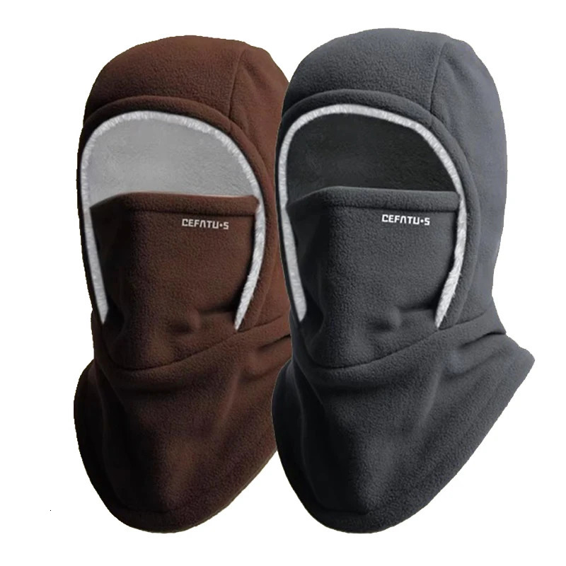 Warm Winter Cap Windproof Coral Fleece Cycling Balaclava Mask Thermal Cold Proof Unisex Neck Cover Motocycle Ski Mask Women Men 251225