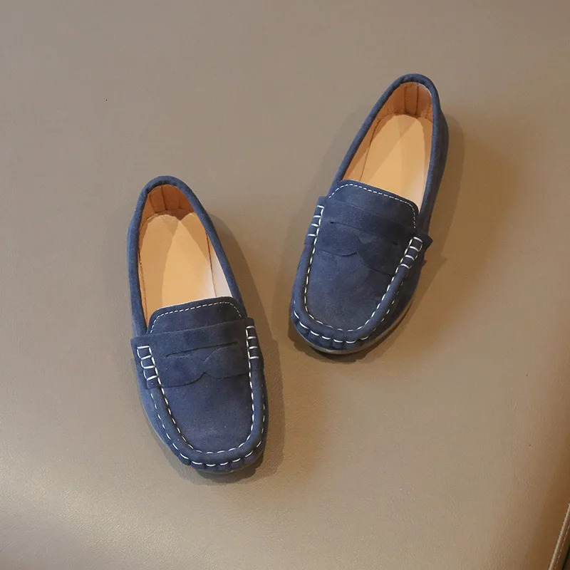 Selling Kid Loafer Spring Autumn Suede Kid Leather Shoe Light Gril Shoe Trend Allmatch Boy Shoe British Kid Shoes Wholesale 260104 - view 5