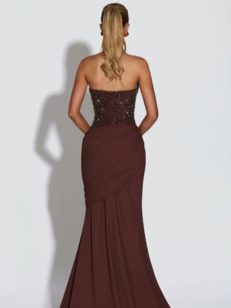 Sexy Sequin Patchwork Halter Maxi Dress Women Sleeveles Off-shoulder Cinched-waist Pleated Dresses Lady Christmas Party Gowns 251225