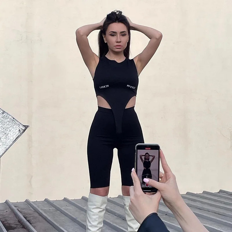 Elegant womens summer longsleeve solidcolor bodycon top onepiece outfit 251231