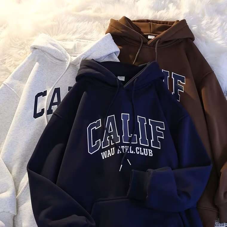 Street Fashion Brand Hooded Sweatshirt Couple Outfit Vibe Style American Hip Hop Ins Autumn Winter Top Men's Wholesale