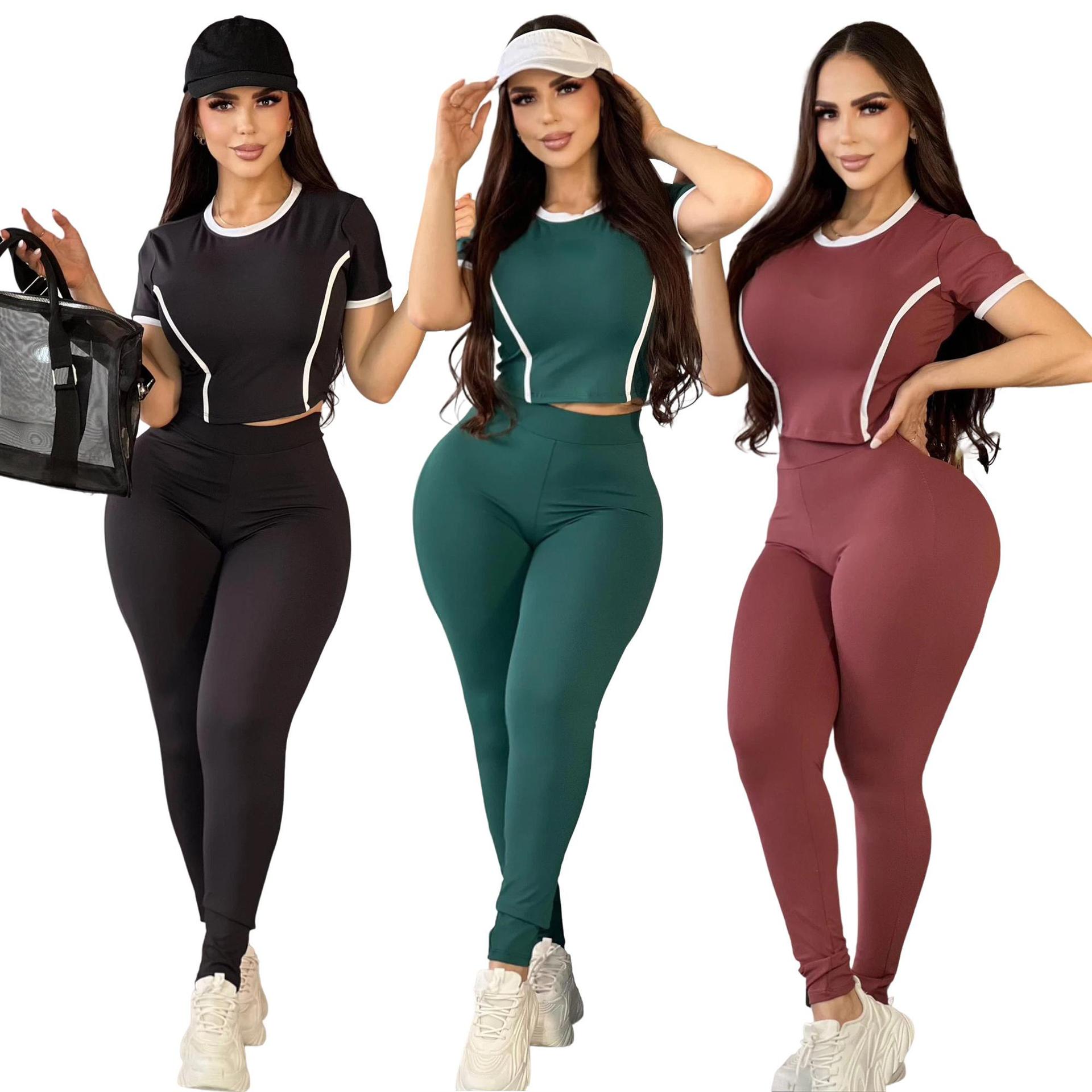 Women Tracksuits Lady Dress Sleeveless Tops And Pants Set Outfits Casual Sportswear Two Piece Sets Shirts and Pant Causal Sporting Tracksuit Clothing 