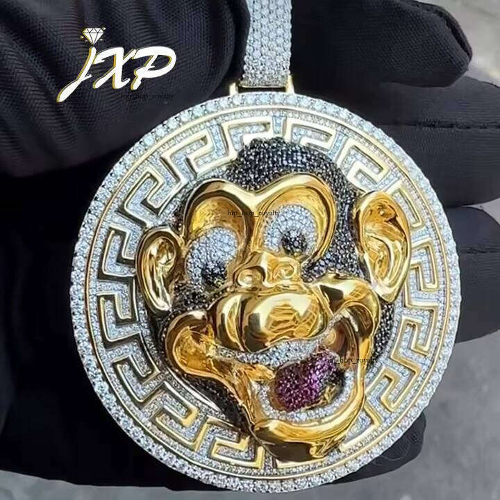 Manufacturer Long Stick Bread Hip Hop Jewelry VVS Moissanite Pendant