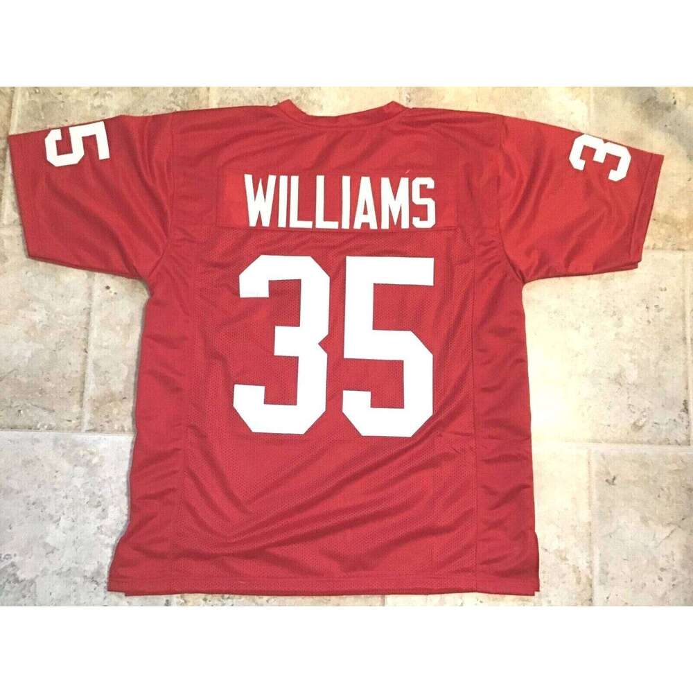 CUSTOM Sewn Stitched Aeneas Williams Red Football Jersey Add any name number size XS-5XL 6XL