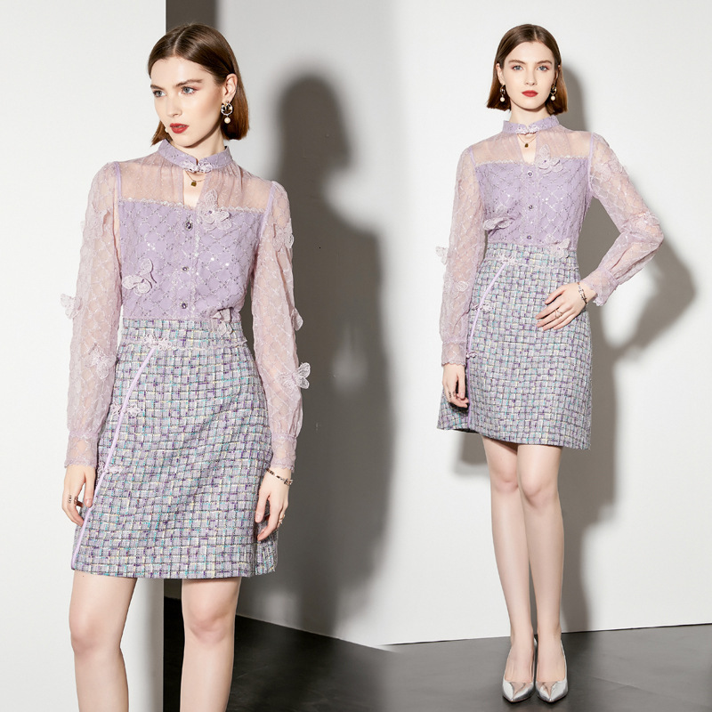 Urban European Style Chinese Style Women's Clothing Vintage Jacquard Fashionable Chinese Style Tight Fit Silhouette Gentle Personality Johnny Ker