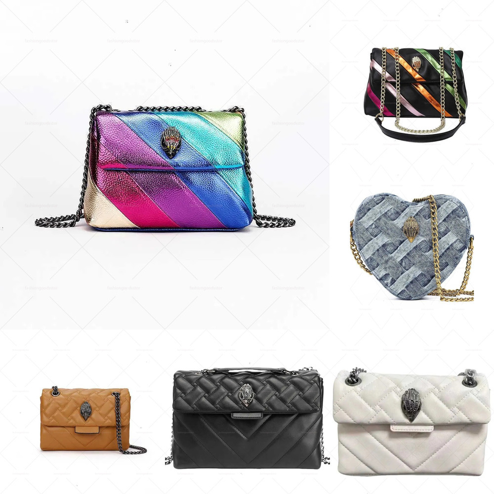 kurt giegar bag 2026 10A Designer London Bag For Women Salesperson Evening Small Heart Purse Fashion Crossbody Girls Shoulder Strap Flap Bags 584