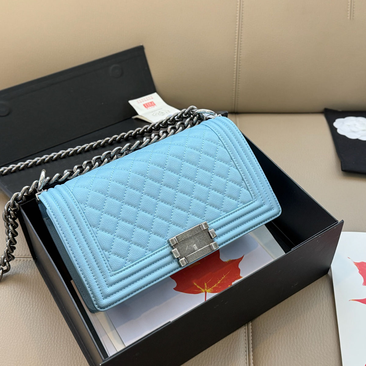 12 Color High End Single Shoulder Bag Womens Designer Crossbody Bag Cowhide Underarm Bag Black and Silver Square Clasp Evening Bag Formal Dress Bag Makeup Bag Sacoche