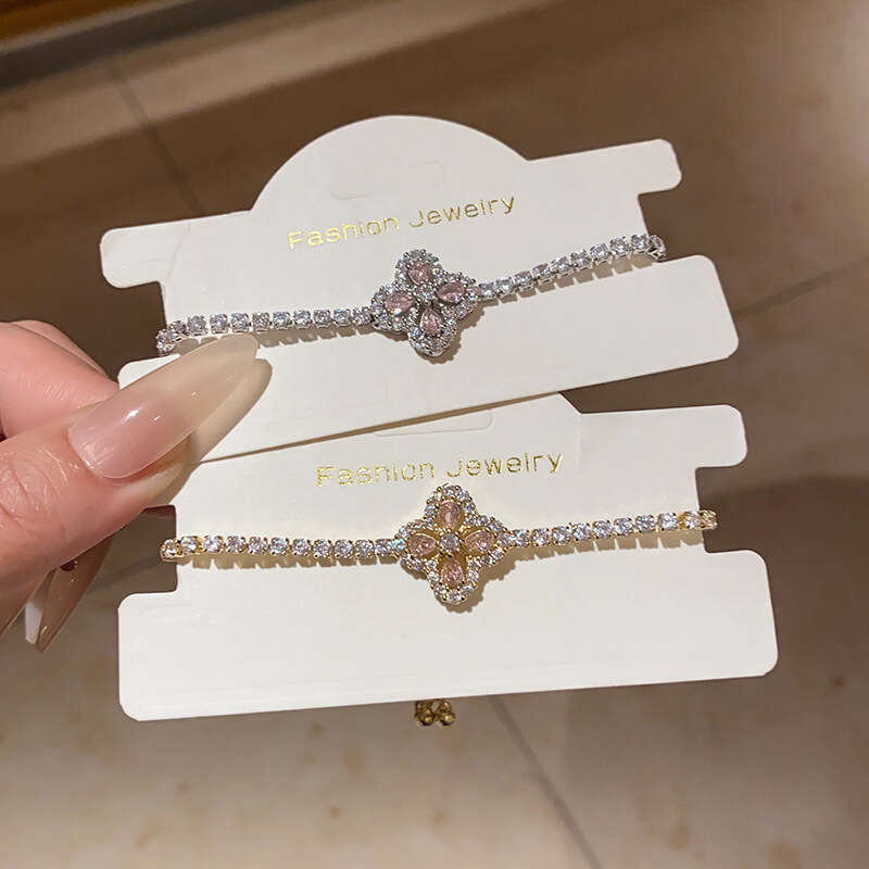 Flower Pendant Necklace Women's Necklace Luxury Gemstone Necklace