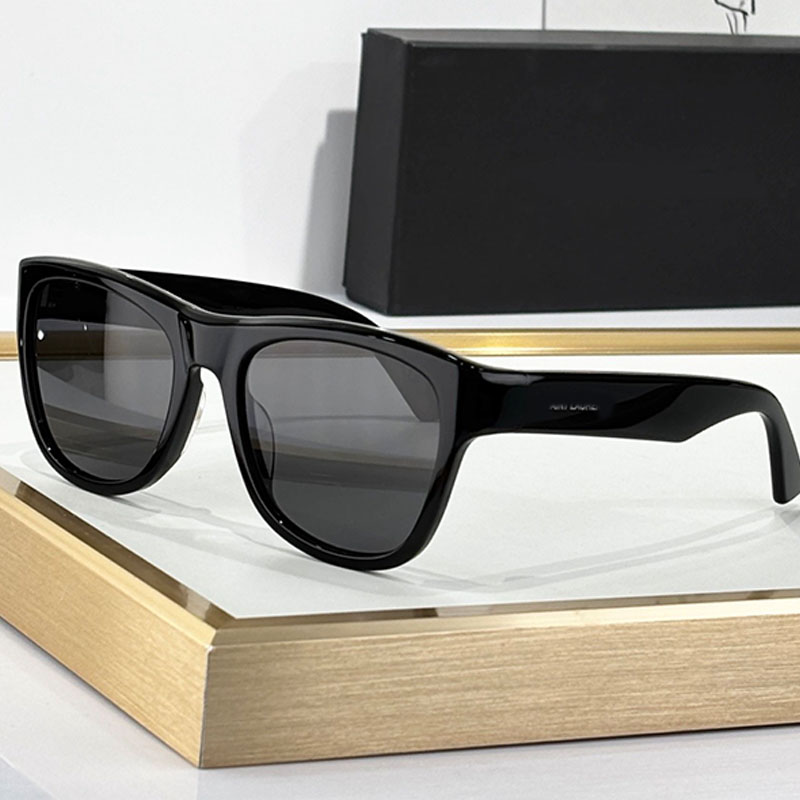 SL816 Fashion Women Rectangular Sunglasses Men Designer Simple Classic Acetate Glasses Black UV Resistant Lenses Summer Vacation Driving Style