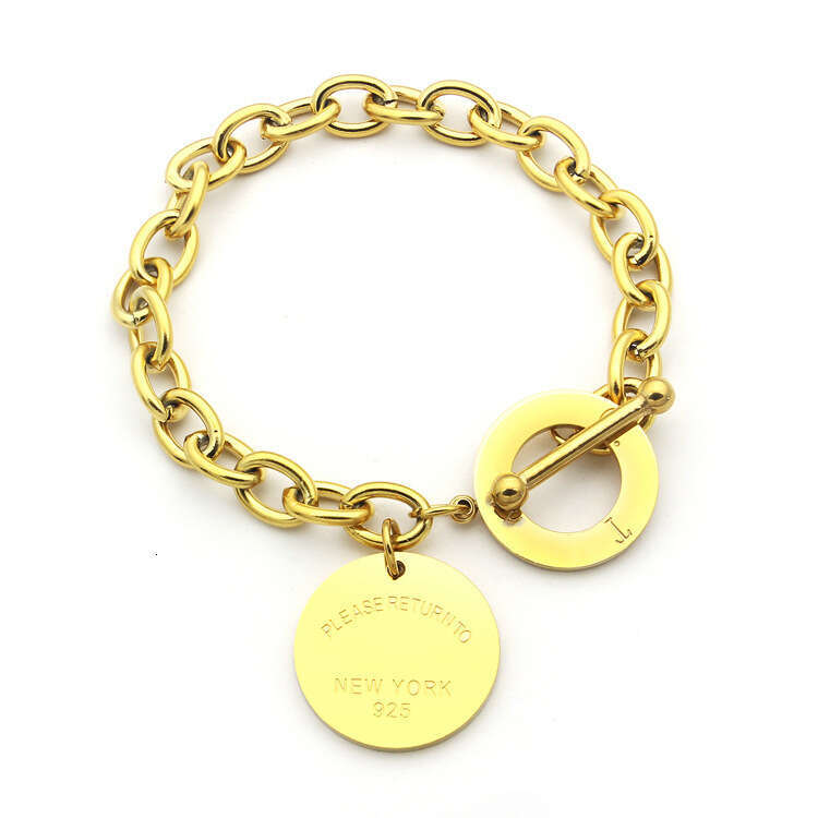 T-Shaped Bangle Bracelet OT Snap Couple's Bracelet Fashion Accessory